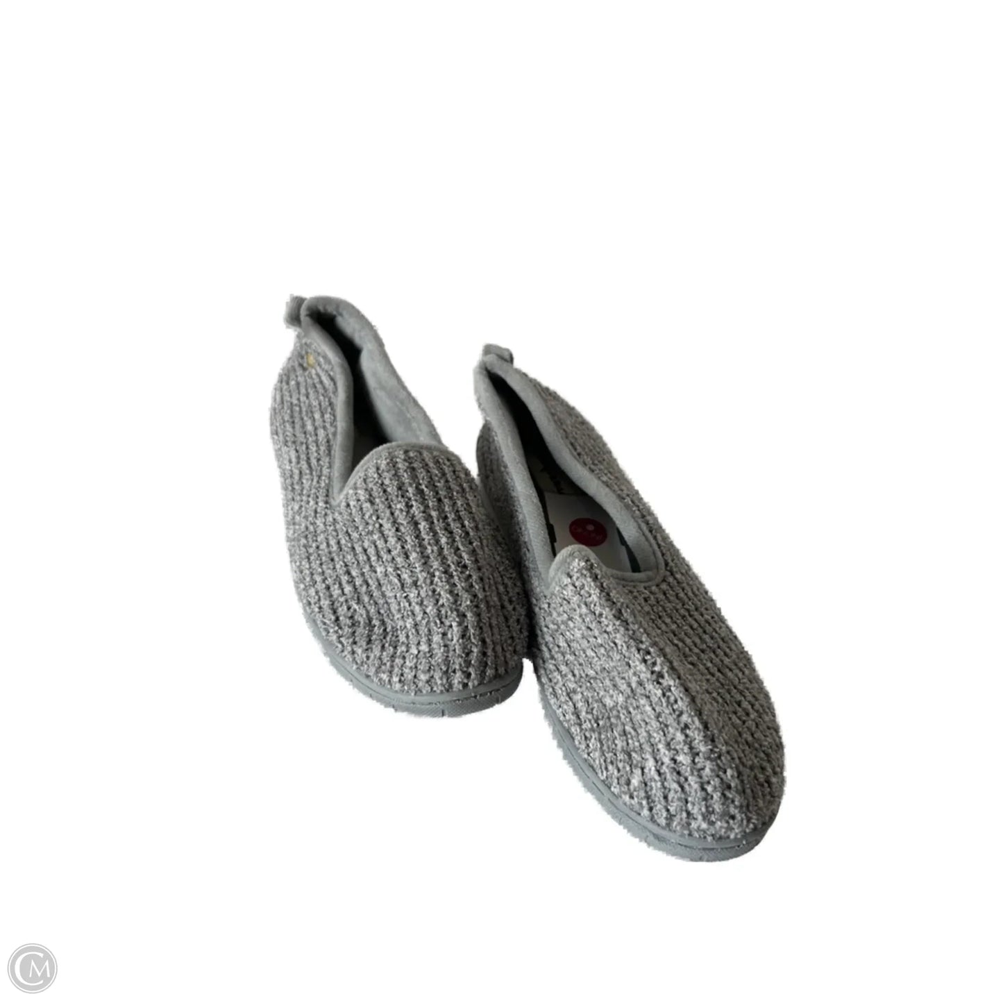 Slippers By Clothes Mentor In Grey, Size: 7.5