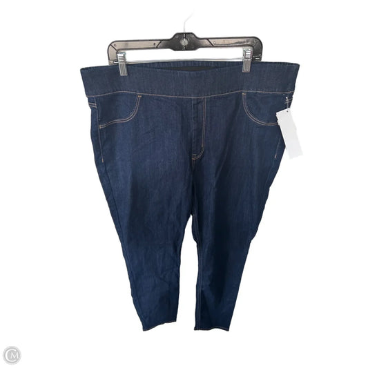 Jeans Skinny By Old Navy In Blue Denim, Size: 18