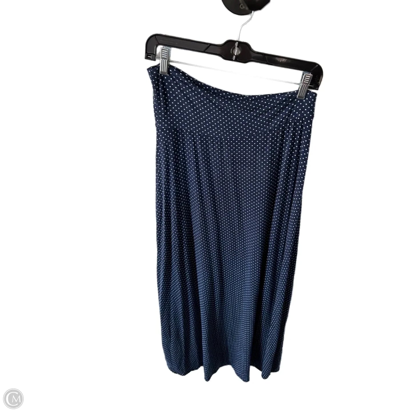 Skirt Maxi By Loveappella In Blue & White, Size: M