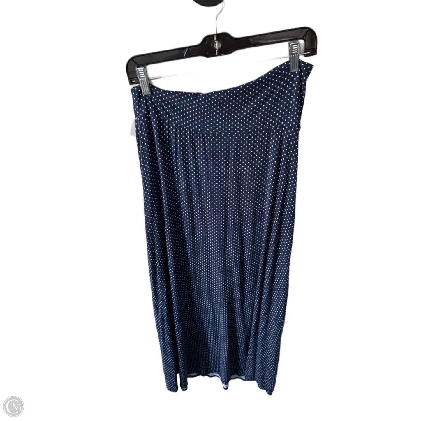 Skirt Maxi By Loveappella In Blue & White, Size: M