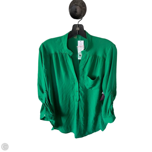 Top Long Sleeve By 41 Hawthorn In Green, Size: L
