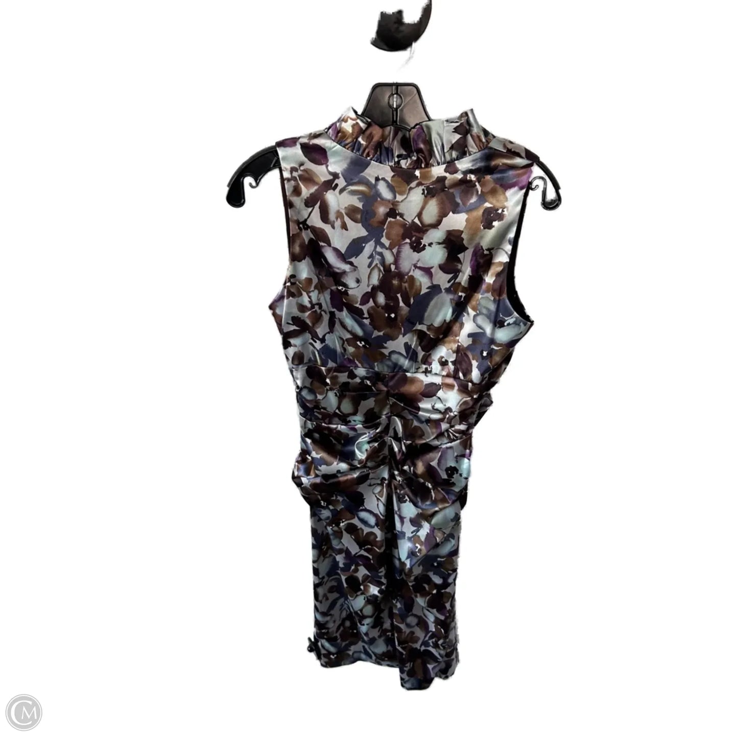 Dress Party Short By London Times In Brown & Cream, Size: M