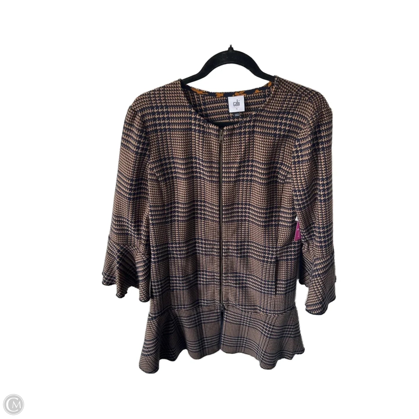 Blazer By Cabi In Brown & Tan, Size: S