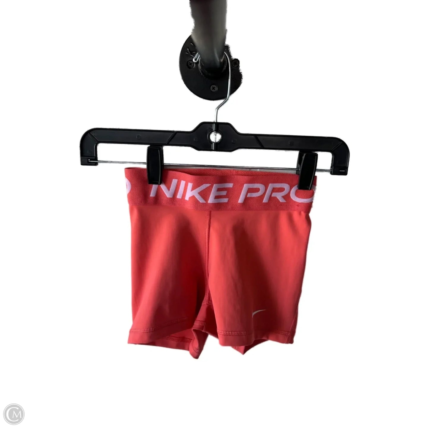 Athletic Shorts By Nike In Orange & White, Size: 0