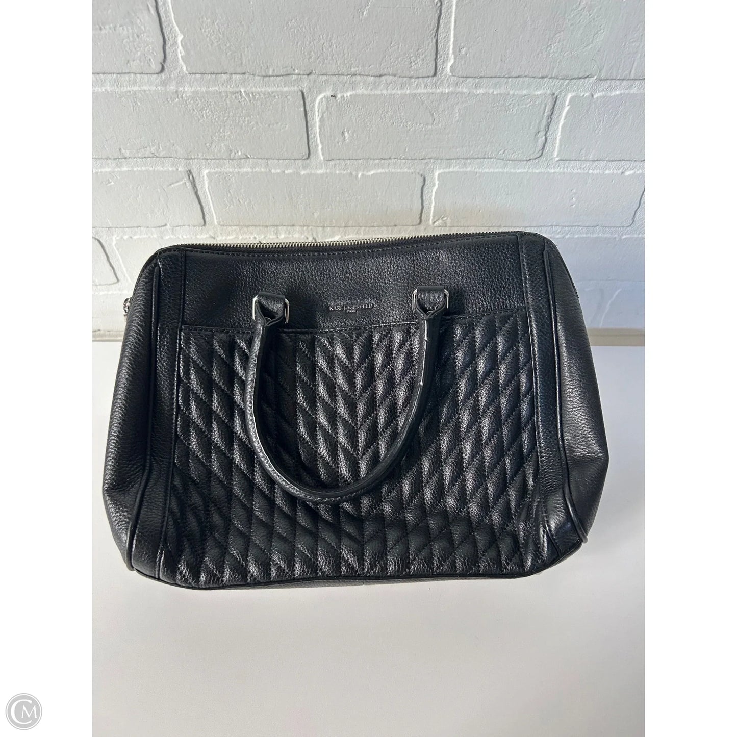 Handbag Designer By Karl Lagerfeld, Size: Large