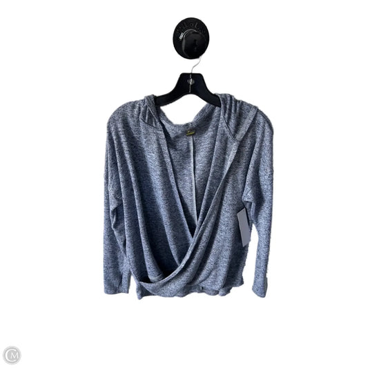Athletic Top Long Sleeve Hoodie By Old Navy In Grey, Size: Mp