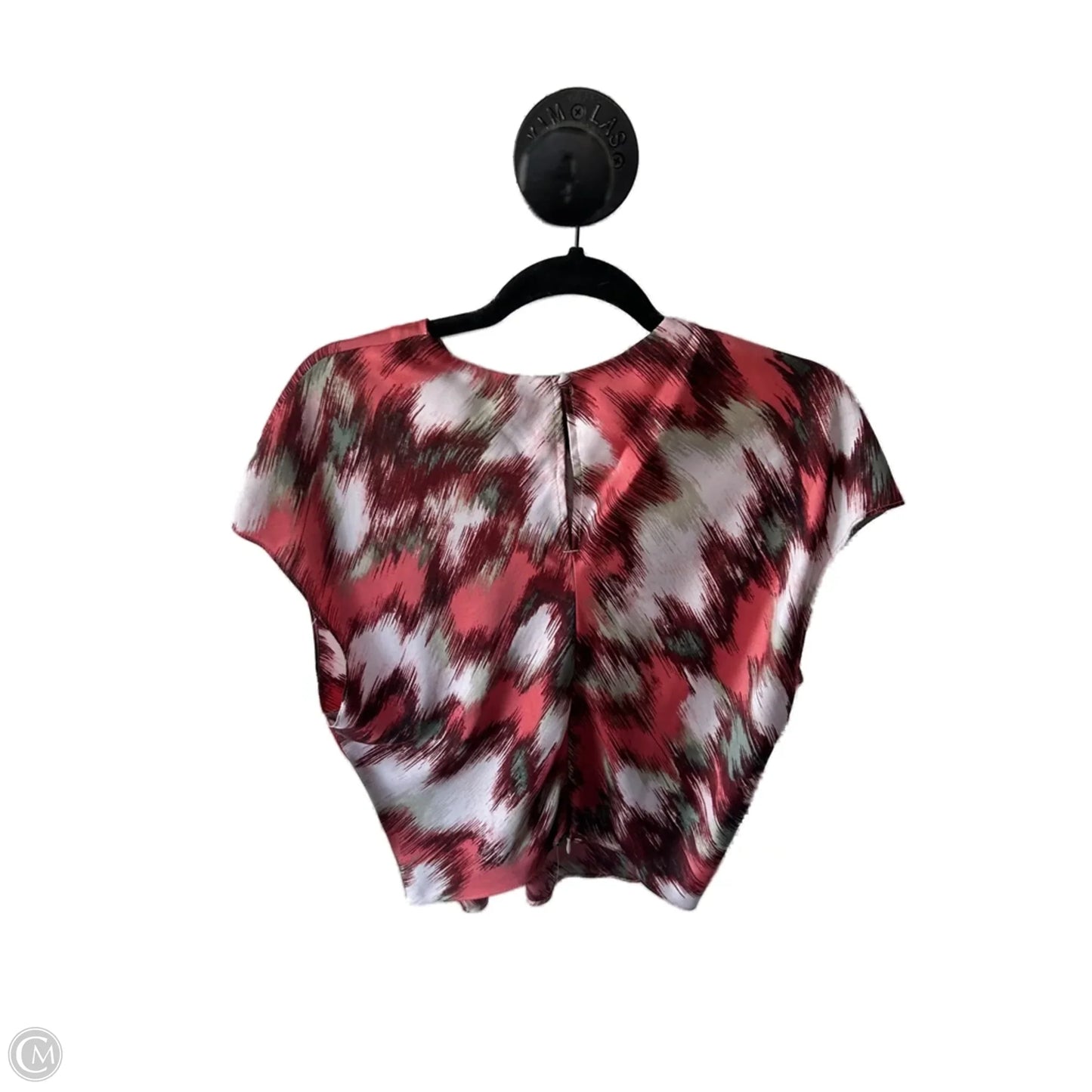 Top Sleeveless By Banana Republic In Green & Orange, Size: S