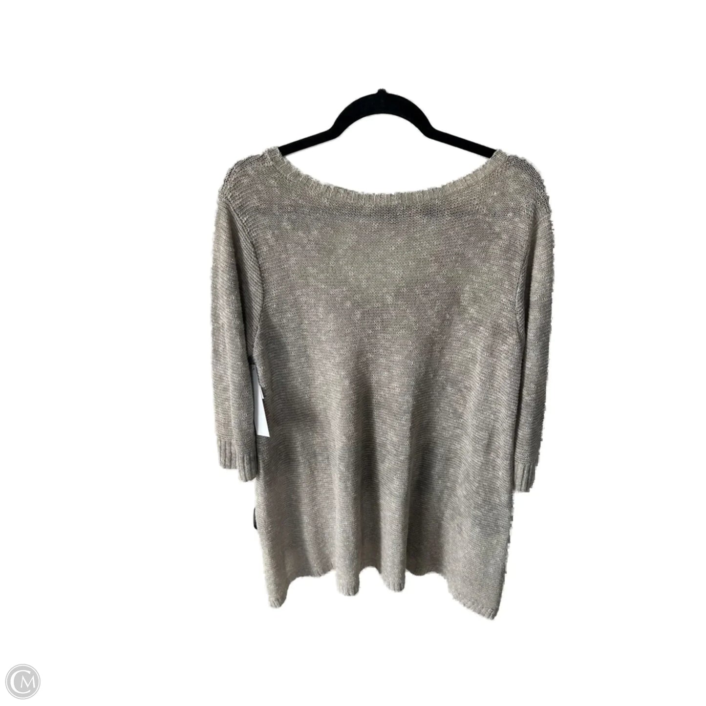 Sweater By Eileen Fisher In Tan, Size: L