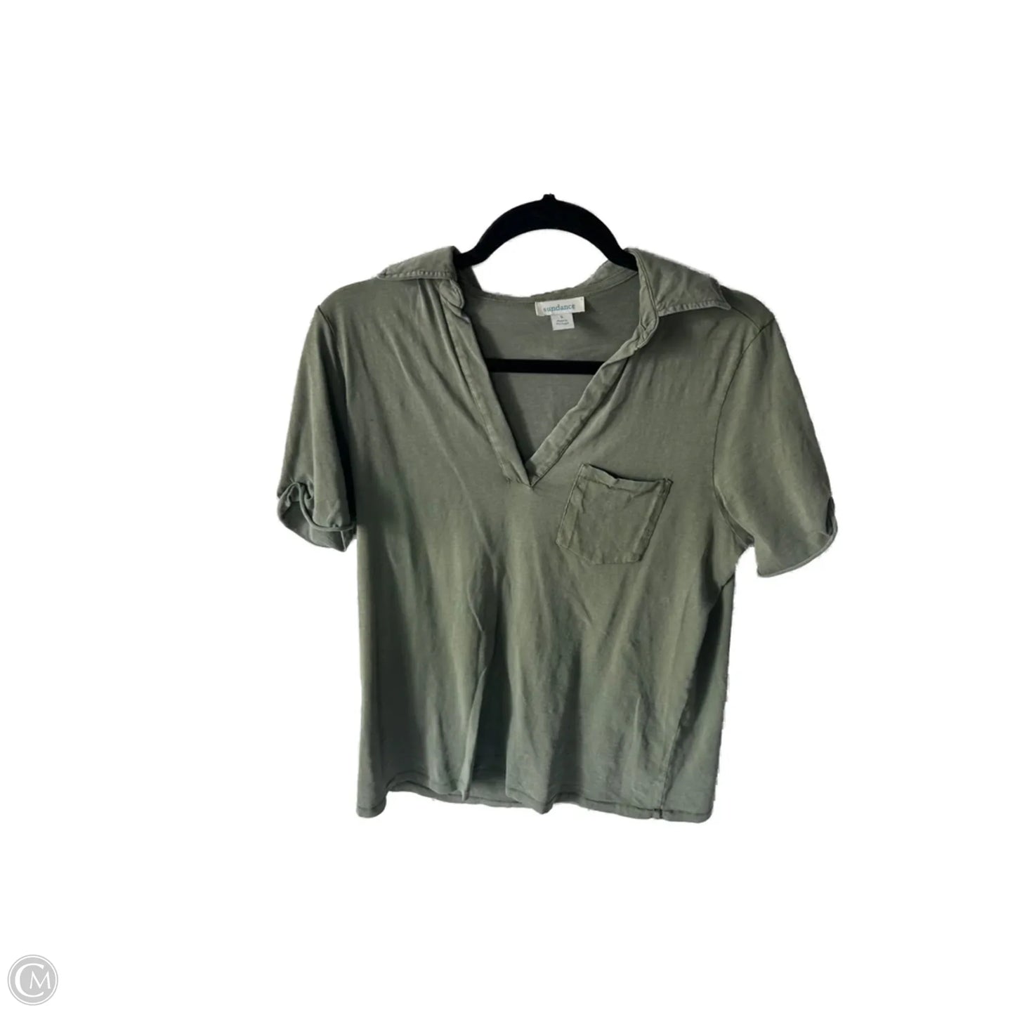 Top Short Sleeve By Sundance In Green, Size: S