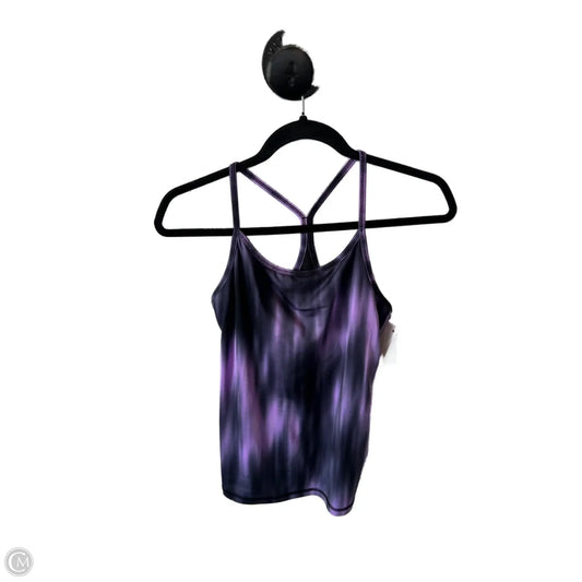Athletic Tank Top By C9 By Champion In Black & Purple, Size: S
