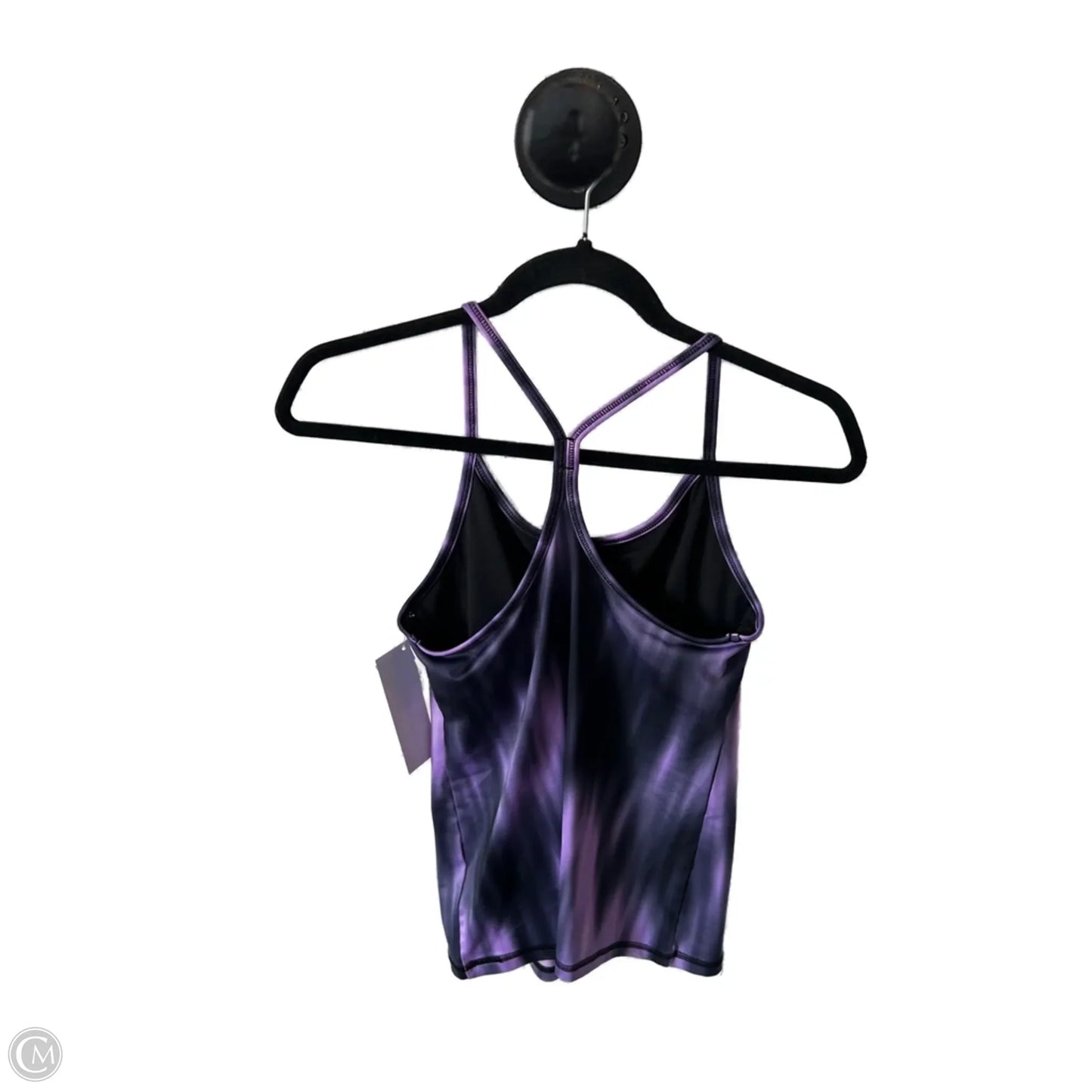 Athletic Tank Top By C9 By Champion In Black & Purple, Size: S