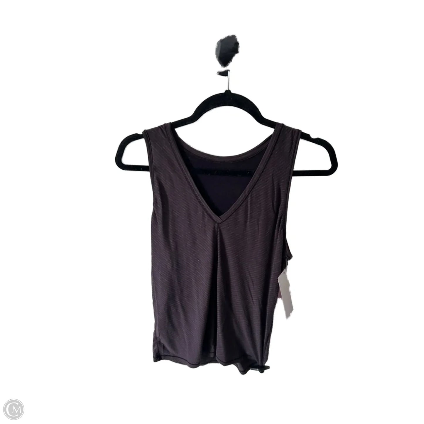 Athletic Tank Top By Lululemon In Grey & Purple, Size: M