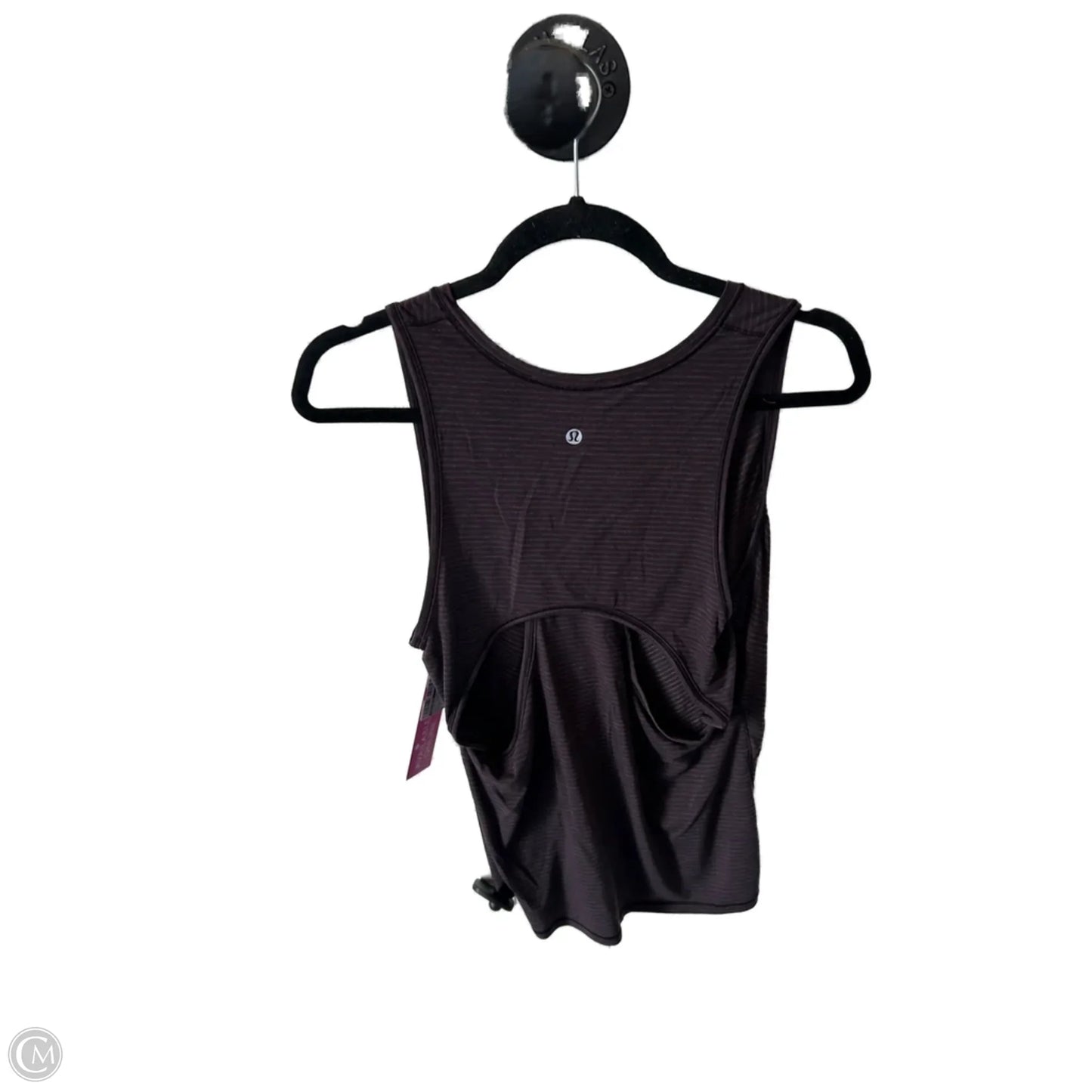 Athletic Tank Top By Lululemon In Grey & Purple, Size: M