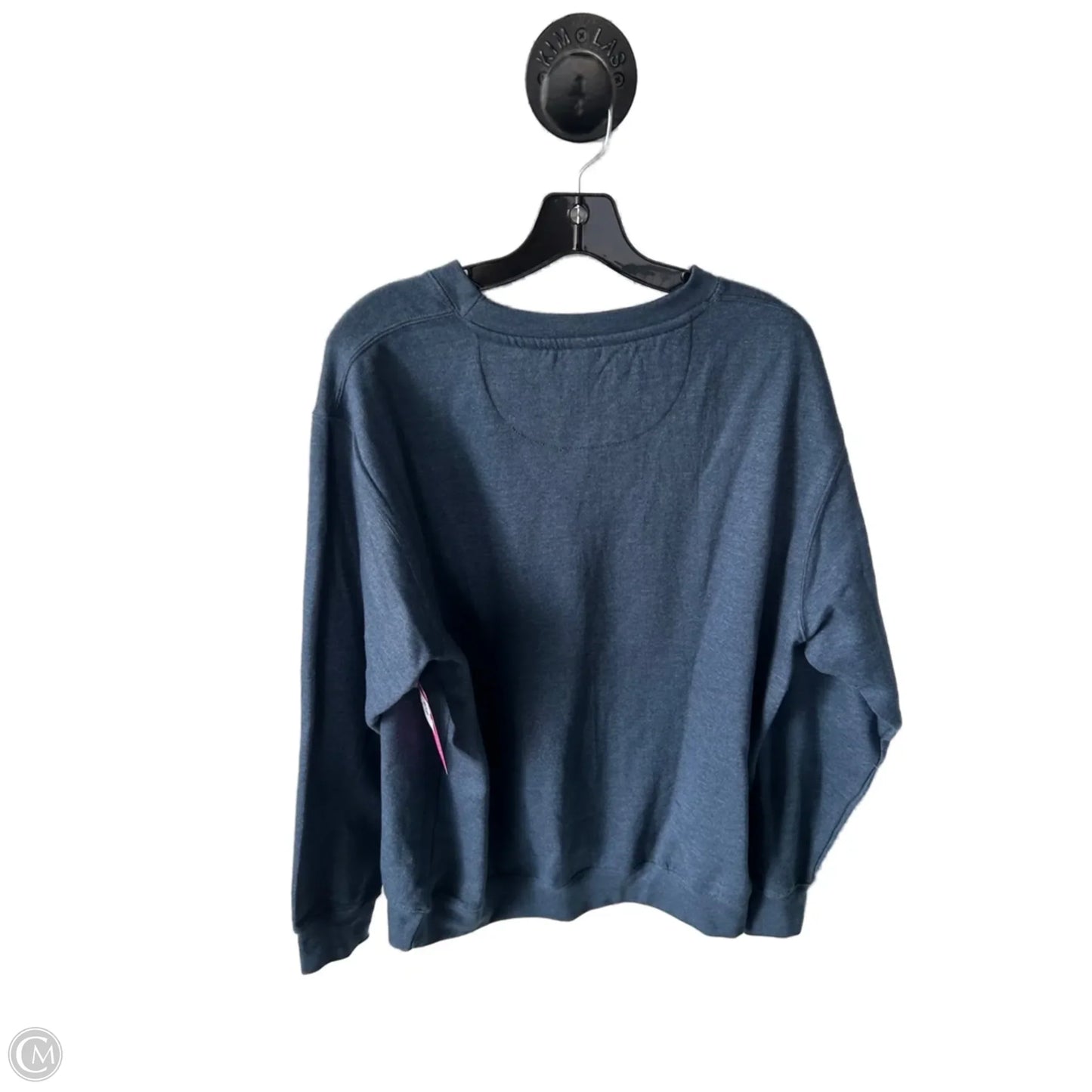 Sweatshirt Crewneck By Clothes Mentor In Blue, Size: L