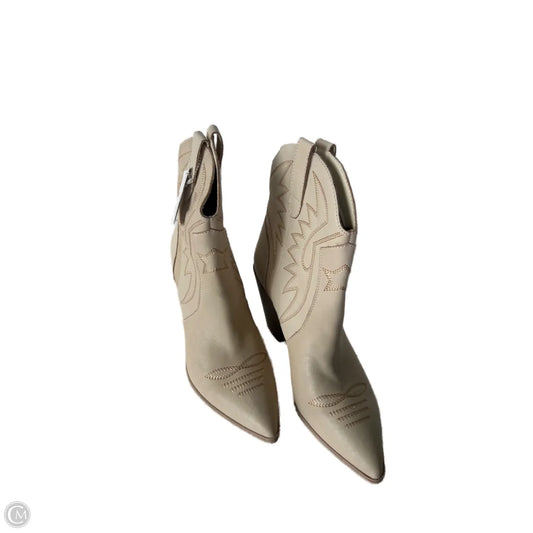 Boots Western By Dolce Vita In Cream, Size: 9
