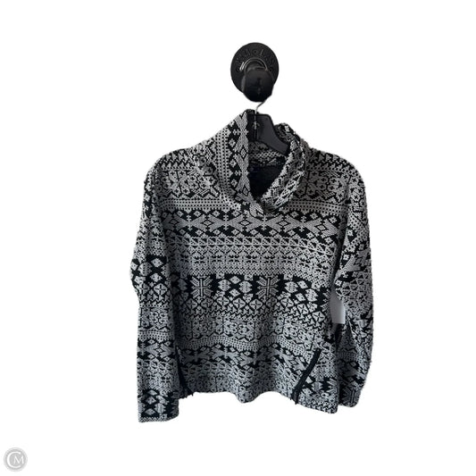 Top Long Sleeve By Izod In Black & White, Size: S