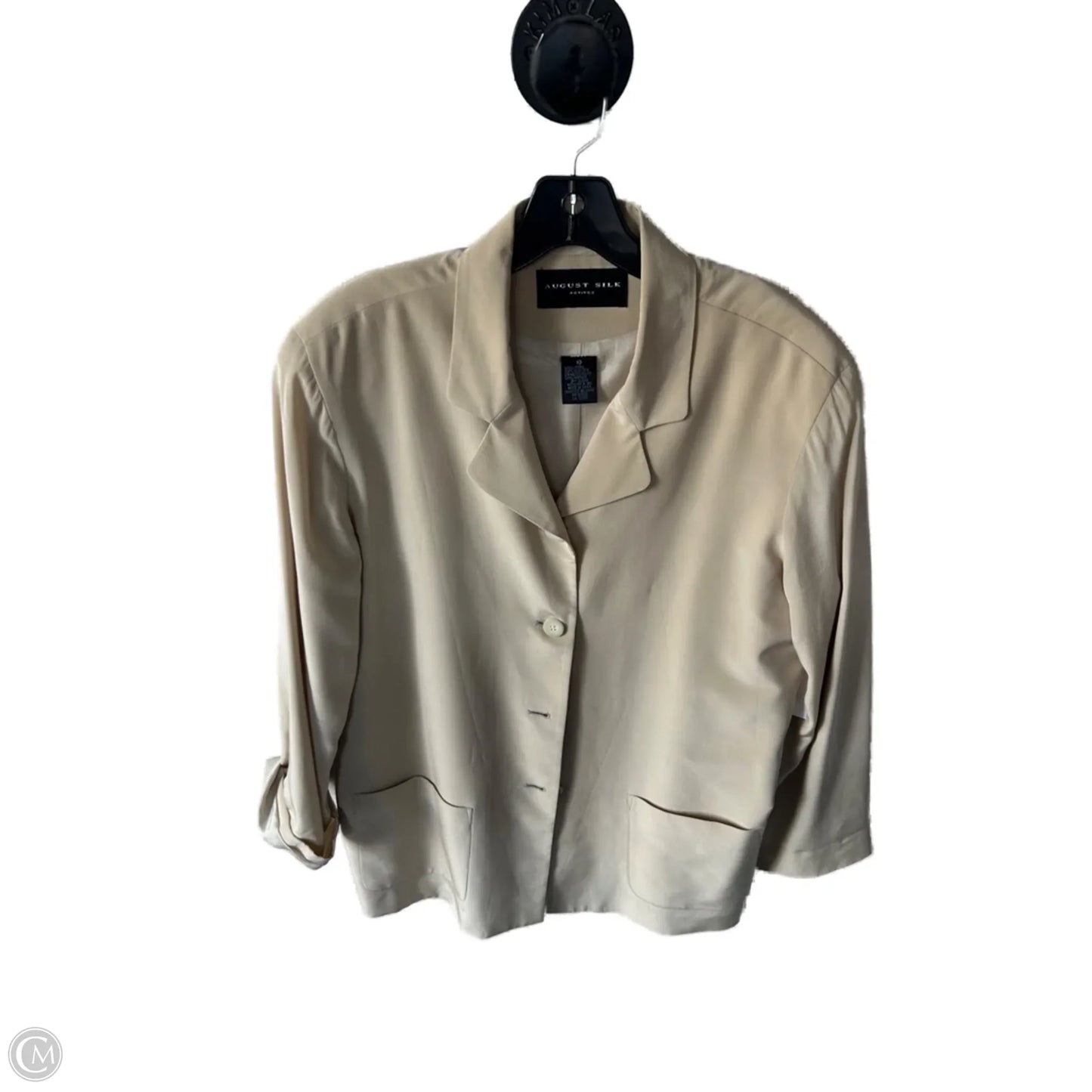 Blazer By August Silk In Tan, Size: M