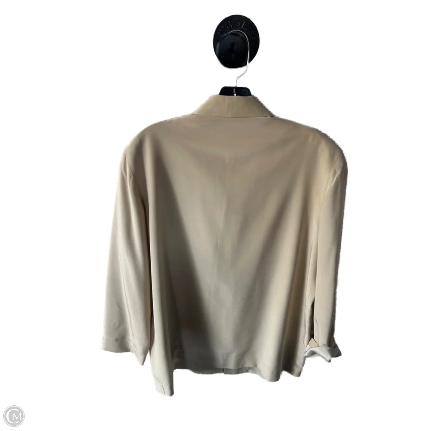 Blazer By August Silk In Tan, Size: M