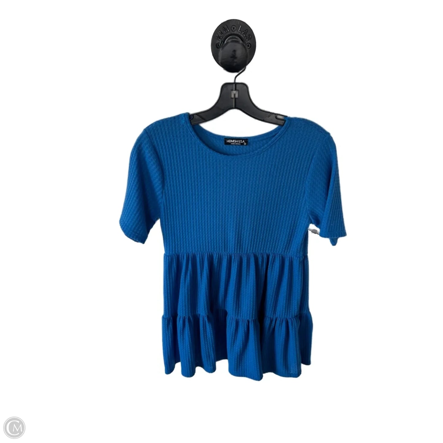 Top Short Sleeve By Heimish Usa In Blue, Size: S