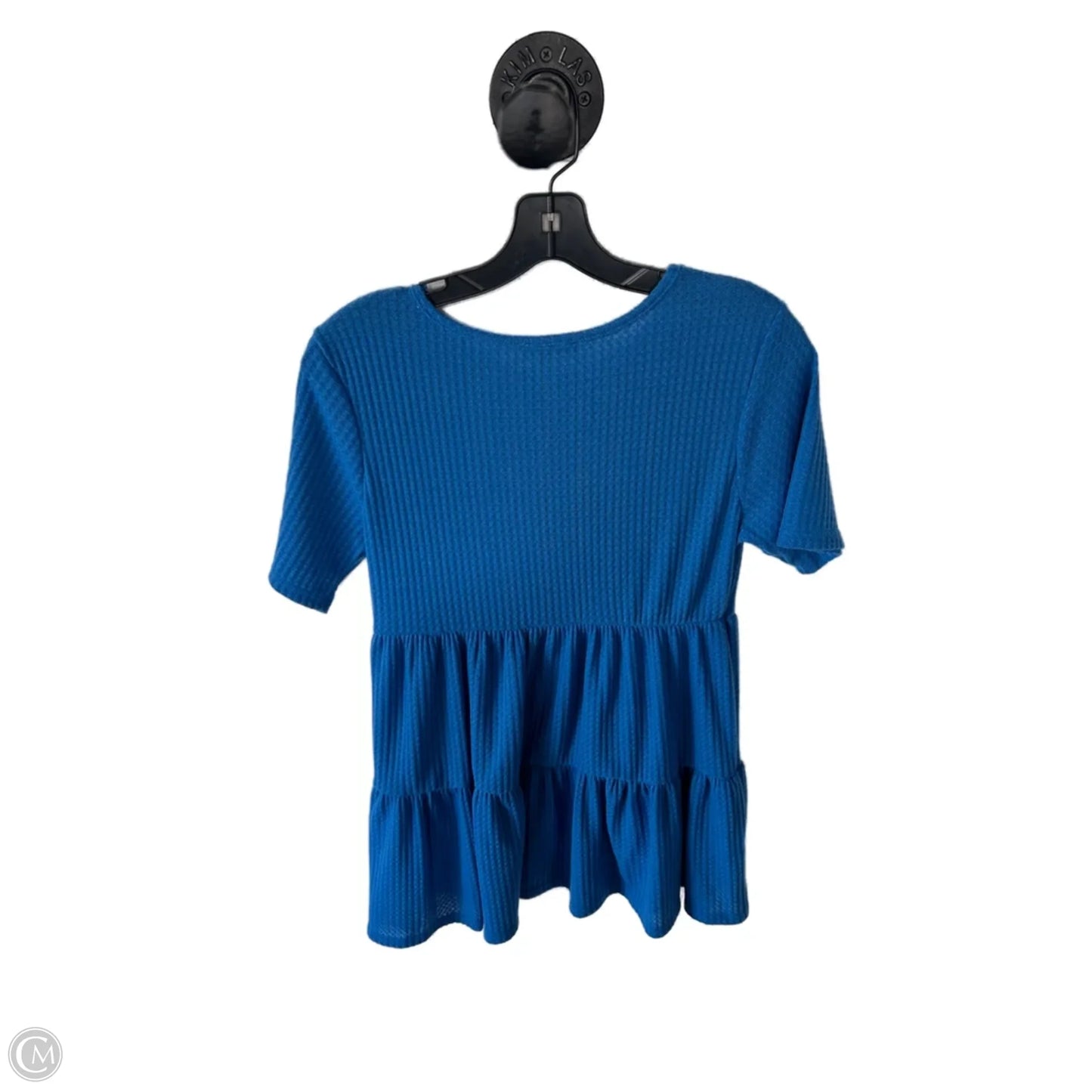 Top Short Sleeve By Heimish Usa In Blue, Size: S