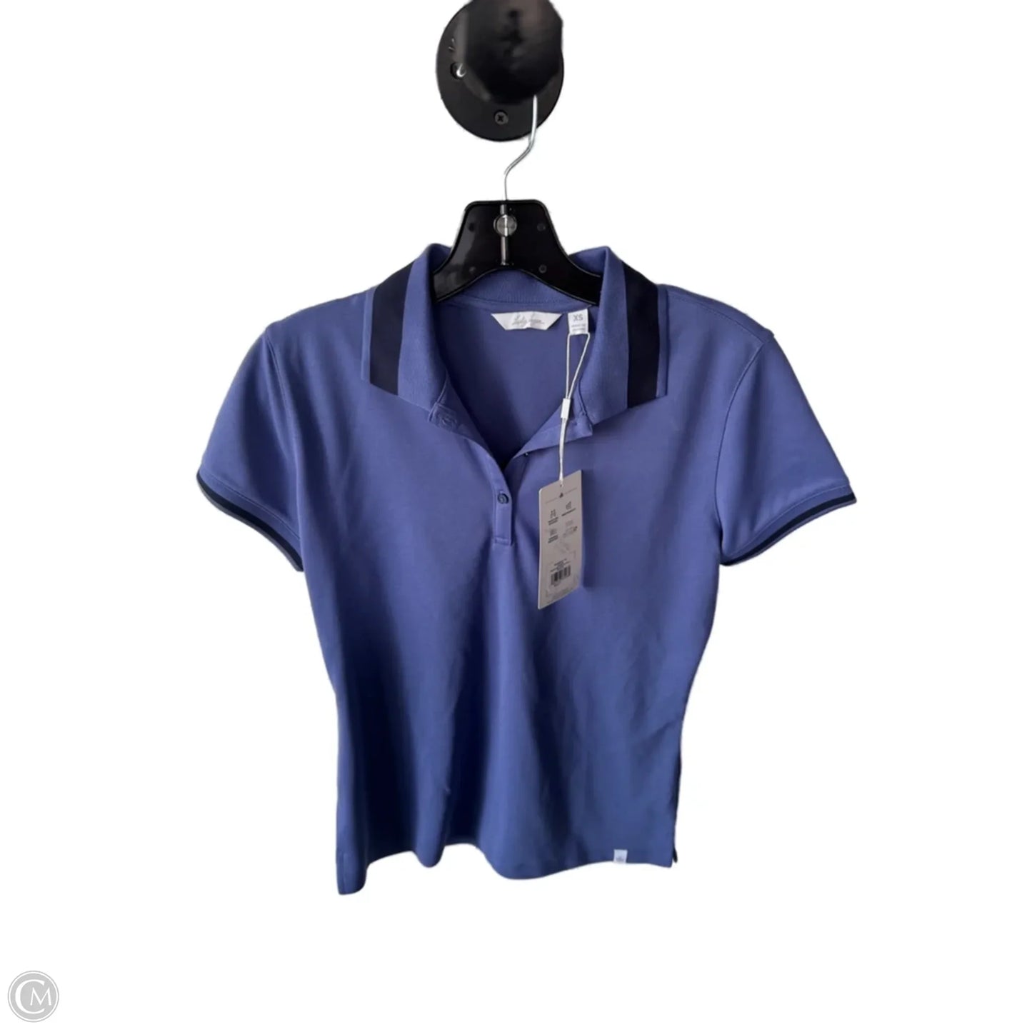 Athletic Top Short Sleeve By Lady Hagen In Blue, Size: Xs