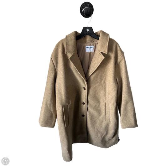 Coat Peacoat By Old Navy In Tan, Size: 3x