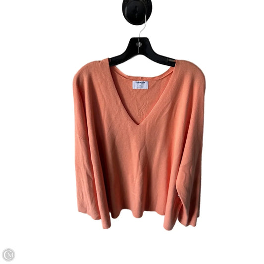 Sweater By Old Navy In Orange, Size: 2x