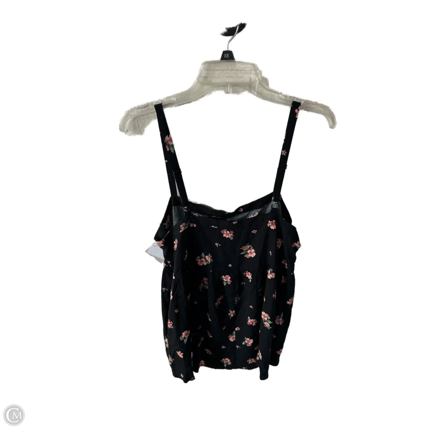 Top Sleeveless By Torrid In Black & Pink, Size: L