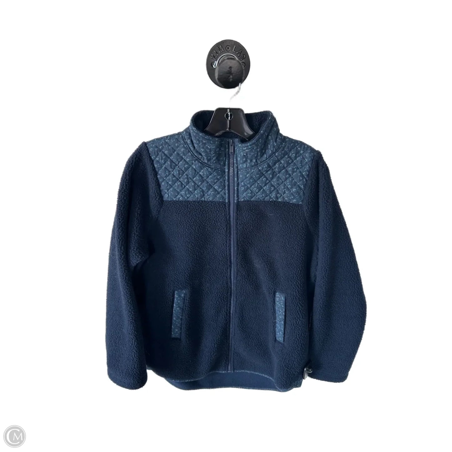 Jacket Fleece By Madewell In Blue, Size: Xs