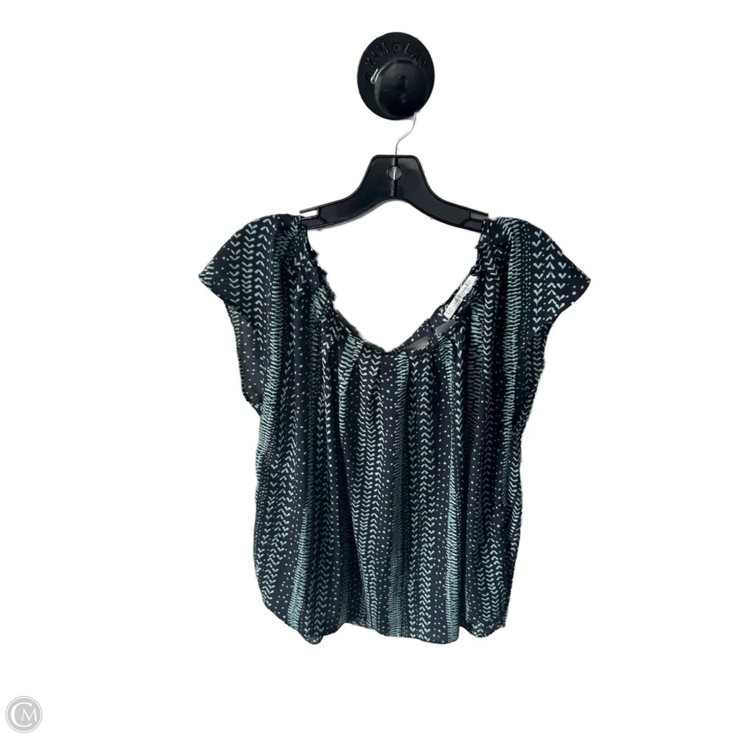 Top Sleeveless By Lc Lauren Conrad In Green & Grey, Size: Xl