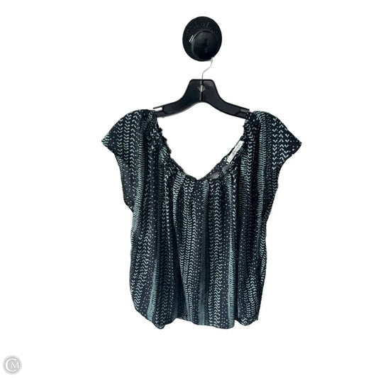 Top Sleeveless By Lc Lauren Conrad In Green & Grey, Size: Xl