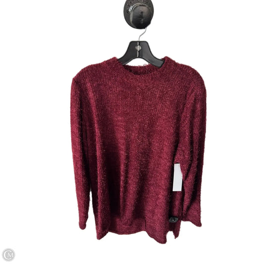 Sweater By Lane Bryant In Red, Size: 1x