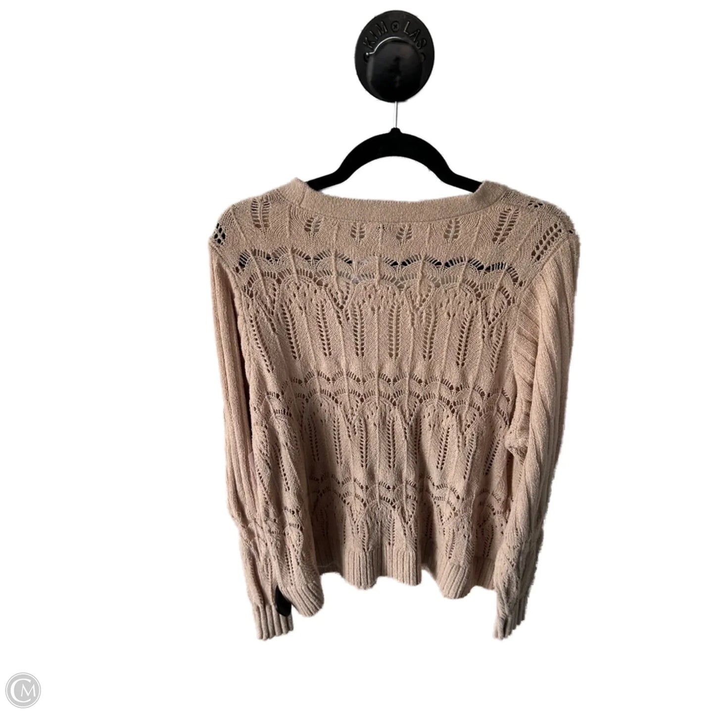 Sweater Cardigan By Torrid In Tan, Size: 2x