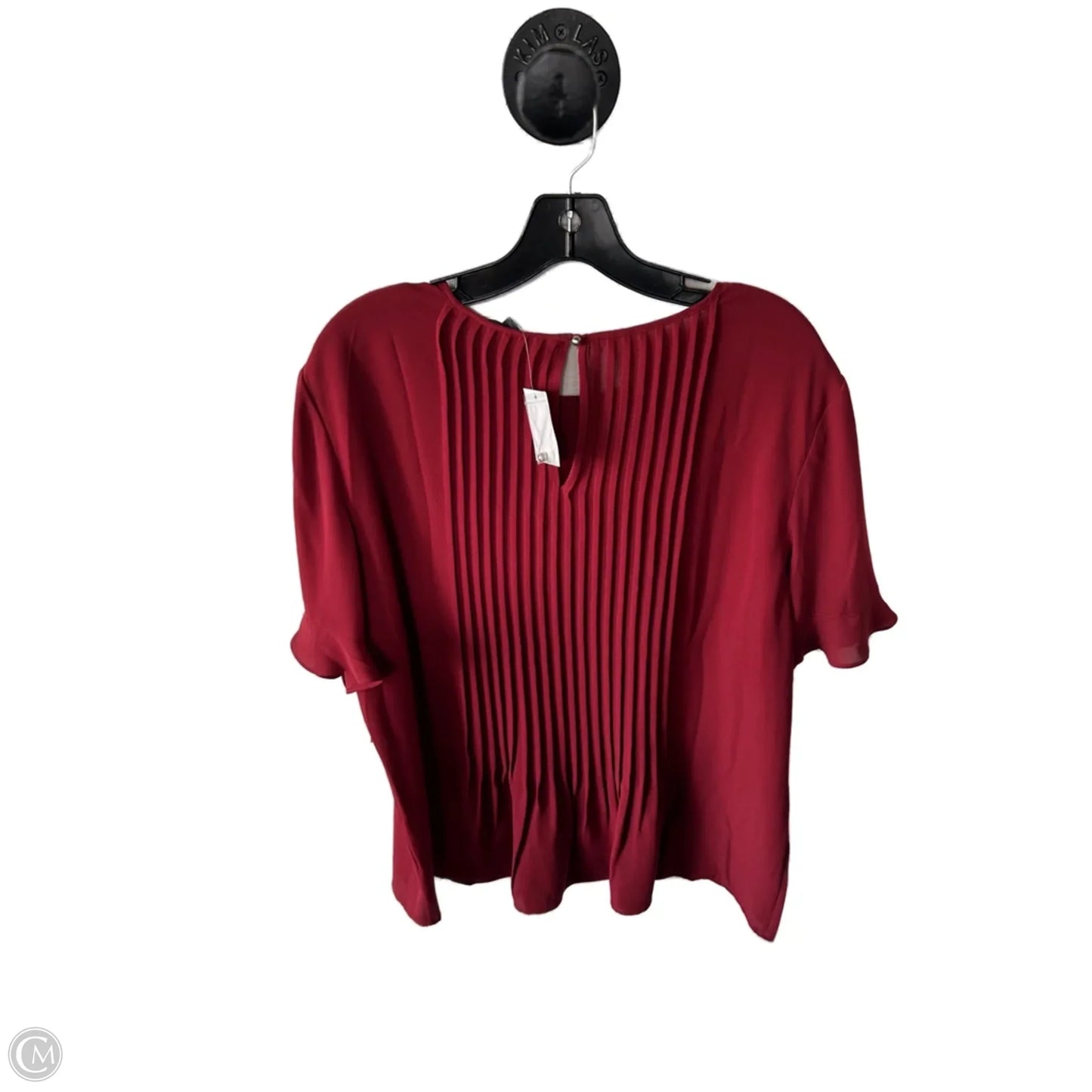 Top Short Sleeve By Limited In Orange, Size: L