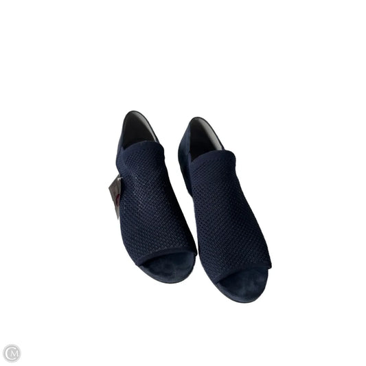 Sandals Heels Block By Eileen Fisher In Navy, Size: 8