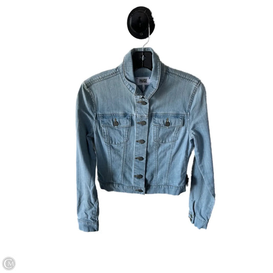 Jacket Denim By Paige In Blue Denim, Size: Xs