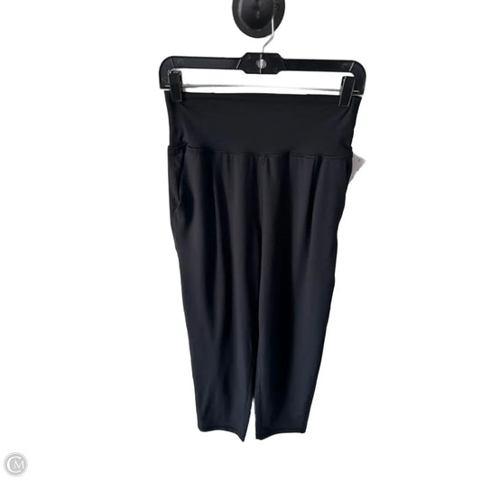 Athletic Pants By Yogalicious In Black & Blue, Size: 6