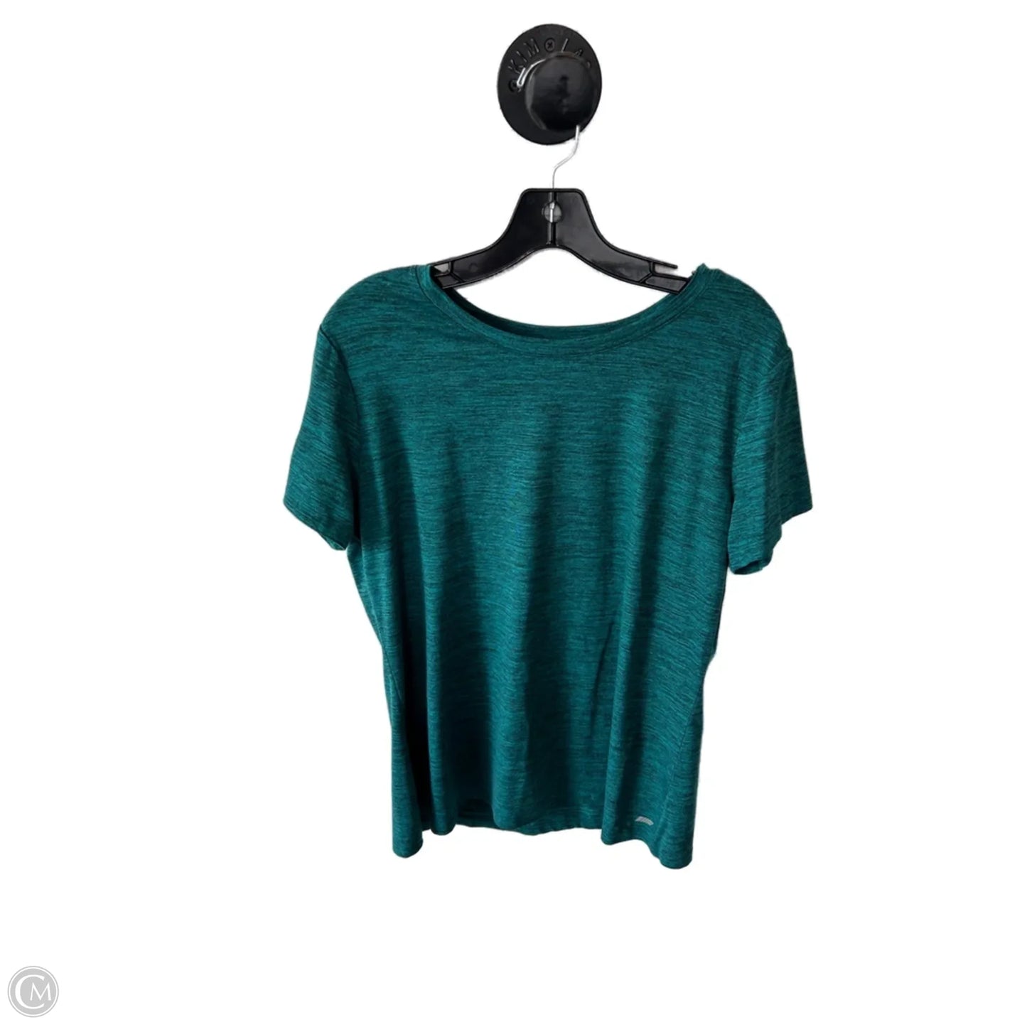 Athletic Top Short Sleeve By Amazon Essentials In Green, Size: L