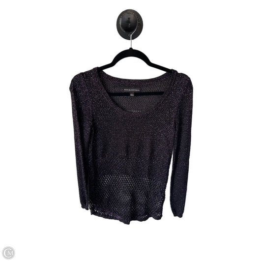 Sweater By Rock And Republic In Black & Purple, Size: S