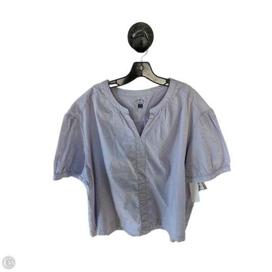 Top Short Sleeve By Clothes Mentor In Purple, Size: 3x