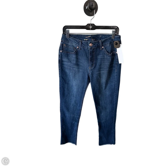 Jeans Straight By Seven 7 In Blue Denim, Size: 6
