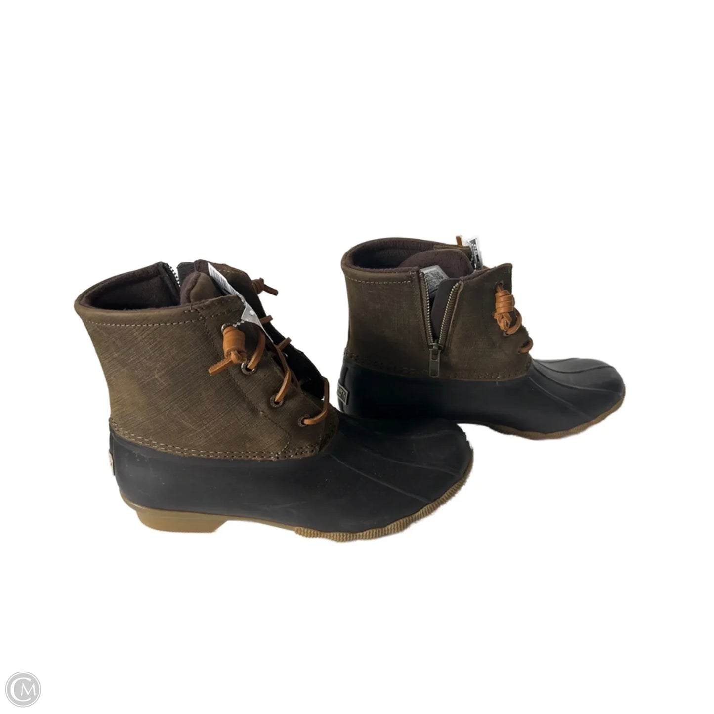 Boots Snow By Sperry In Black & Green, Size: 9