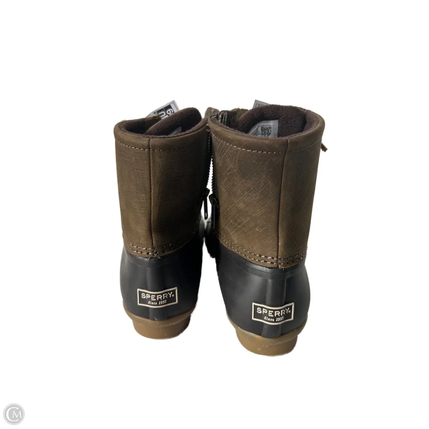 Boots Snow By Sperry In Black & Green, Size: 9