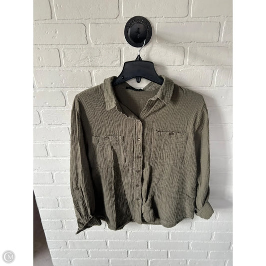 Top Long Sleeve By Sanctuary In Green, Size: S