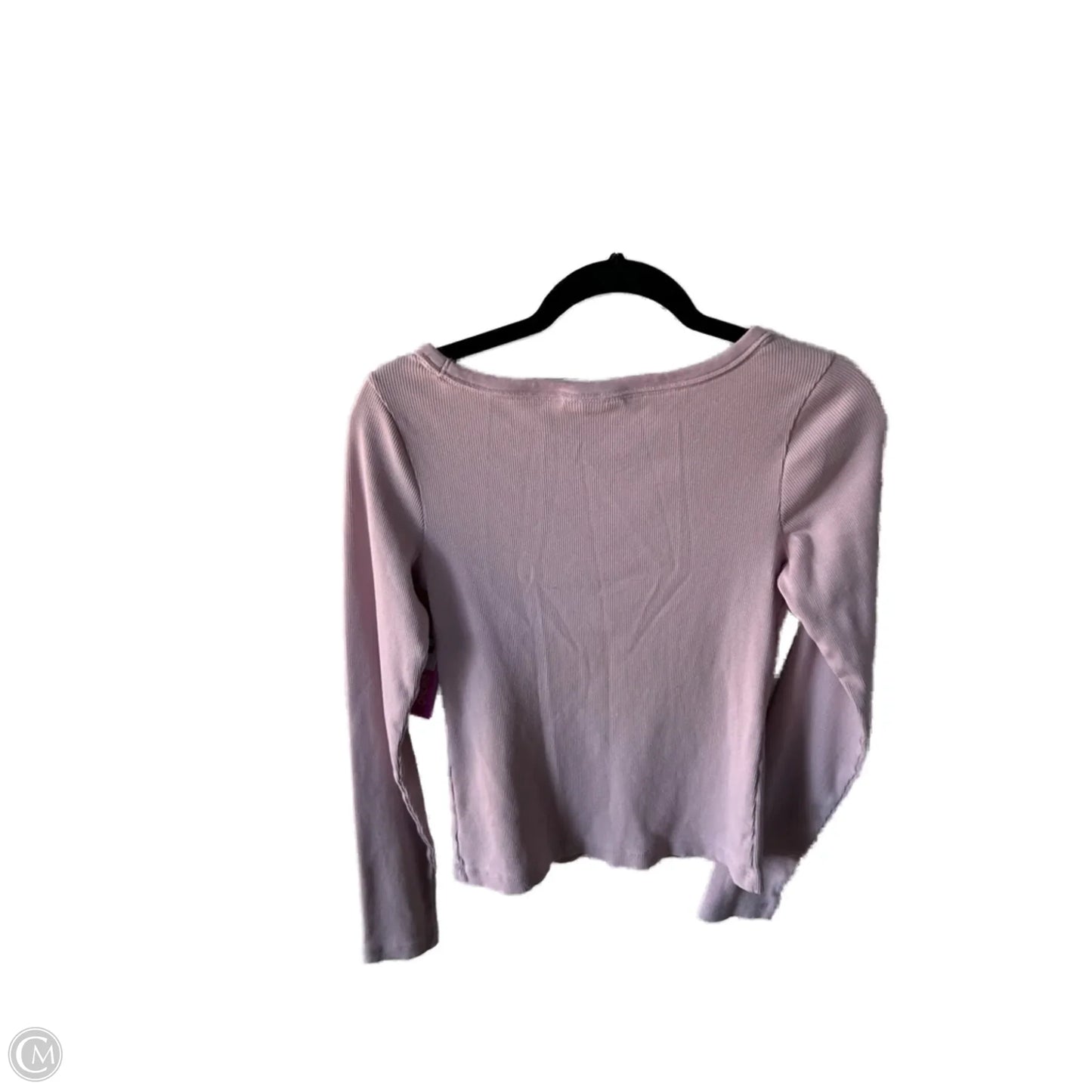 Top Long Sleeve Basic By Universal Thread In Pink, Size: M