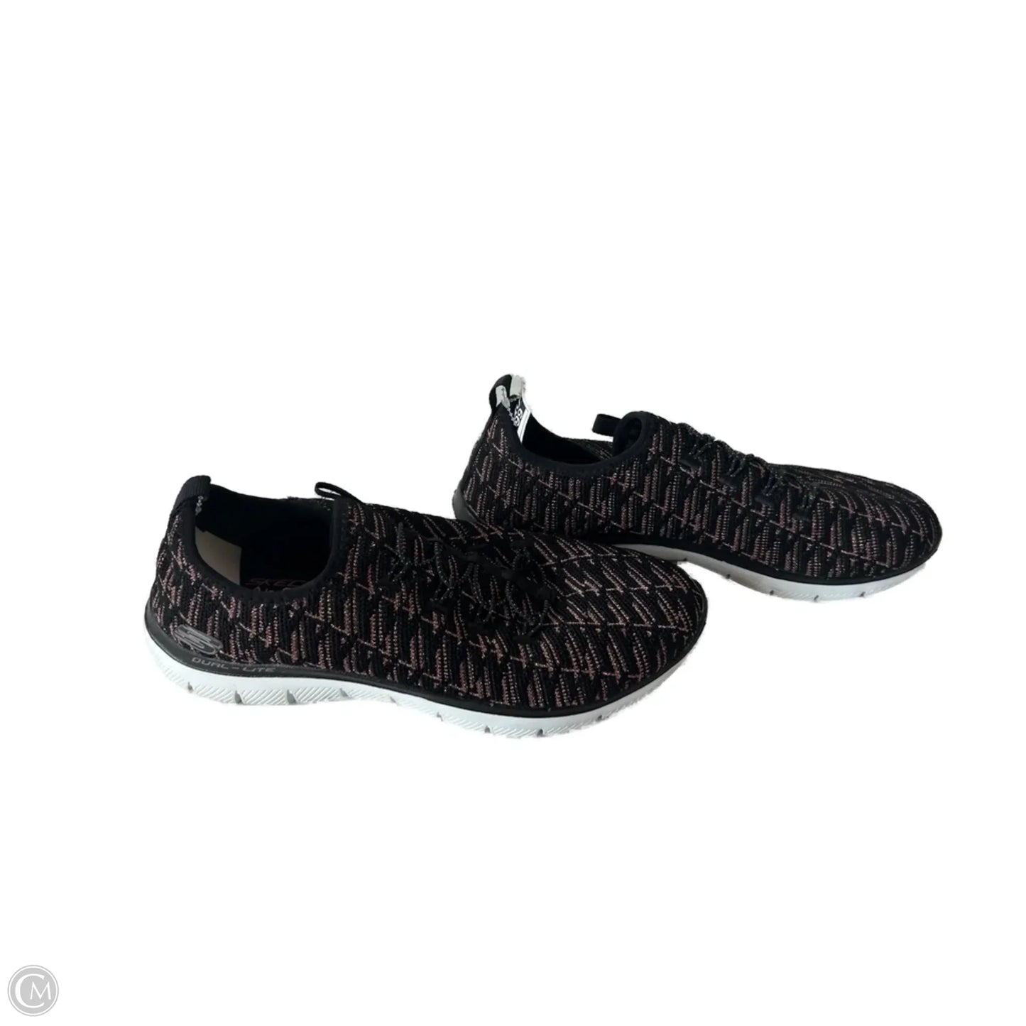 Shoes Sneakers By Skechers In Black & Pink, Size: 8.5