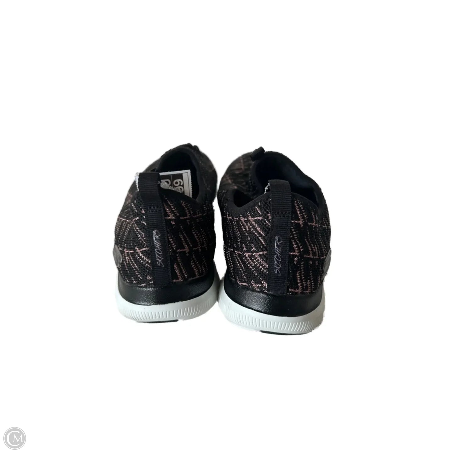 Shoes Sneakers By Skechers In Black & Pink, Size: 8.5