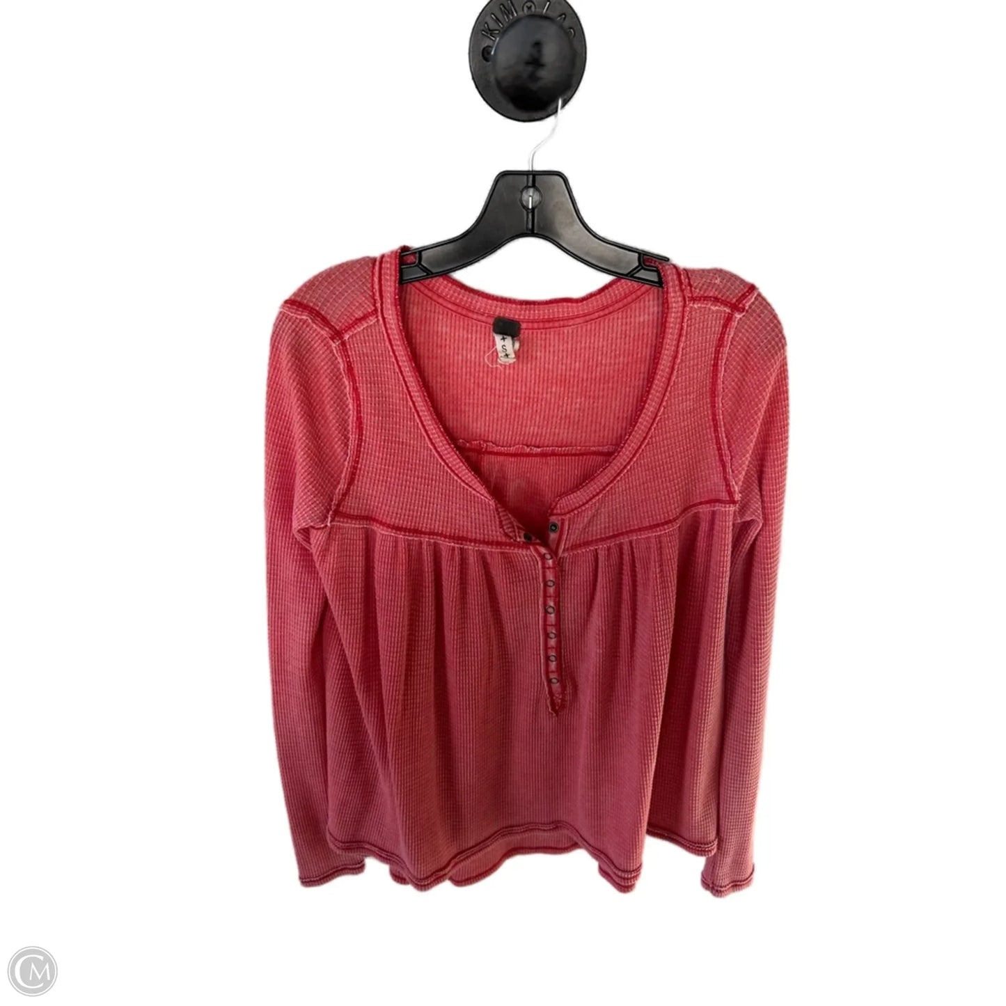 Top Long Sleeve By We The Free In Red, Size: S