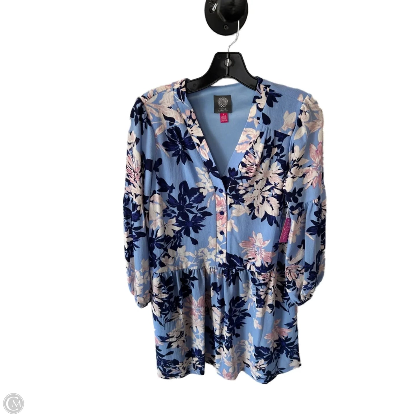 Dress Work By Vince Camuto In Blue & White, Size: S