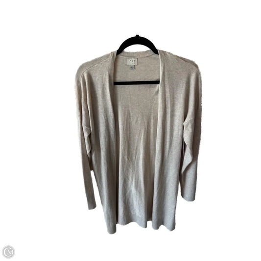 Sweater Cardigan By A New Day In Tan, Size: L